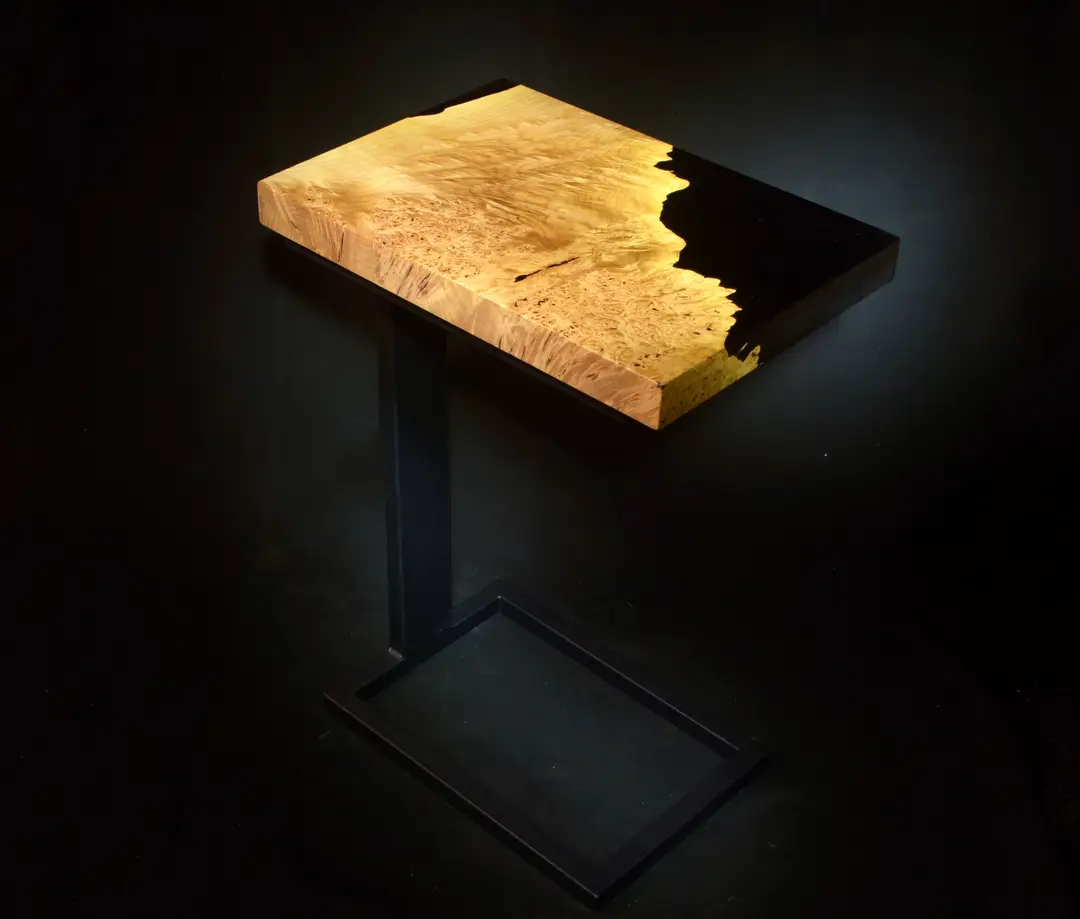 Timberline Big Leaf Maple Burl C-Table