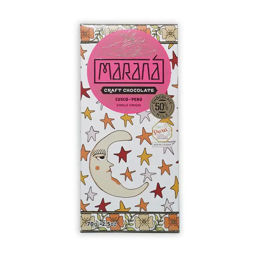 Maraná Milk Chocolate Bar Cusco 50% (Peruvian Chocolate)