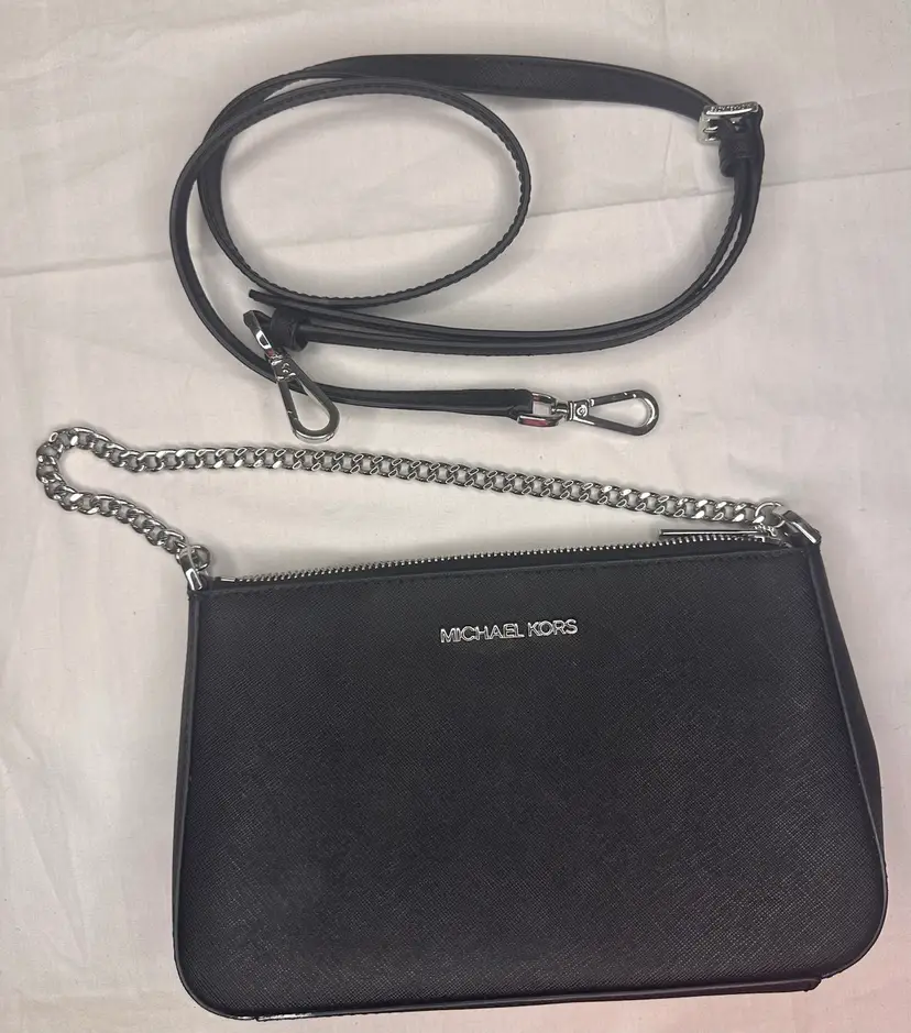 Michael Kors Jet Set Convertible Crossbody/Shoulder Bag – Black
