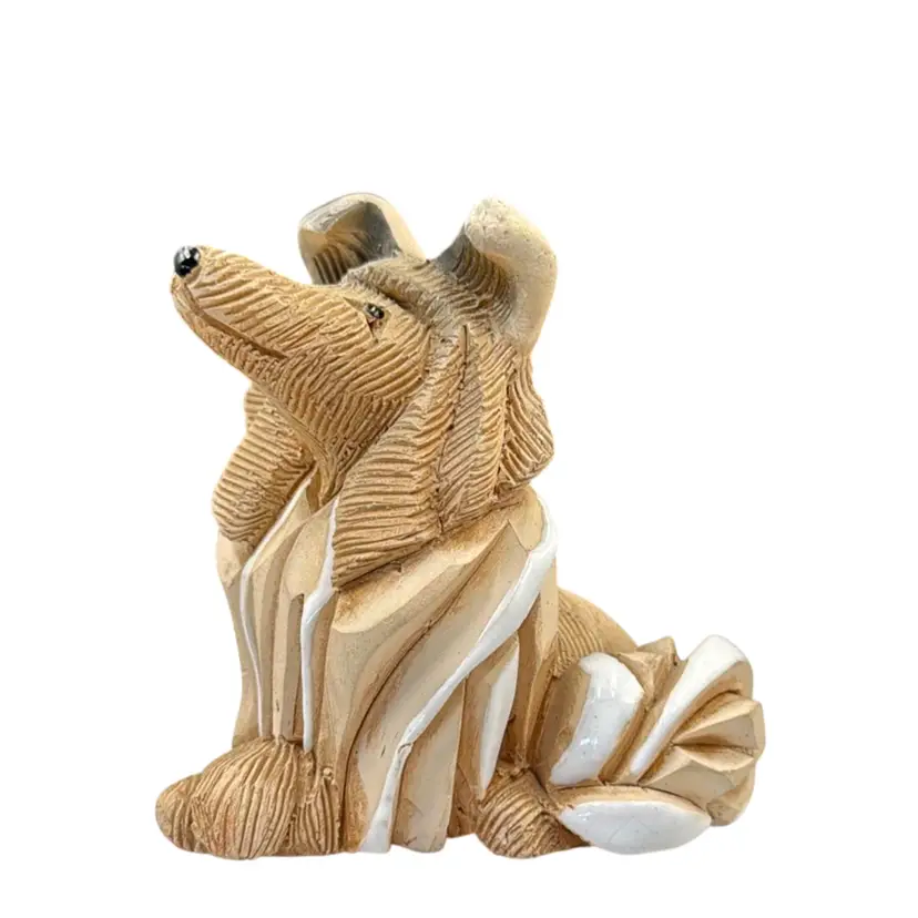 Vintage Artisenia Rinconada Call A Dog Figurine Cast Makers, Mark