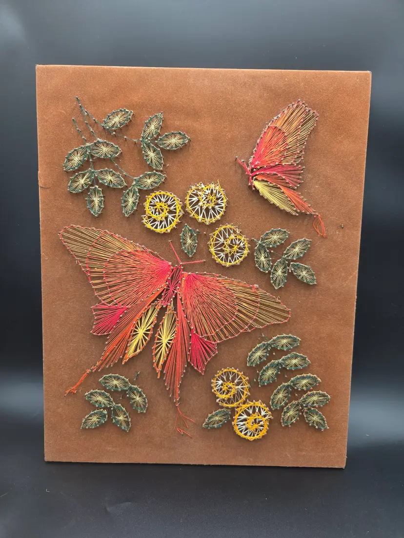 Large string art butterfly