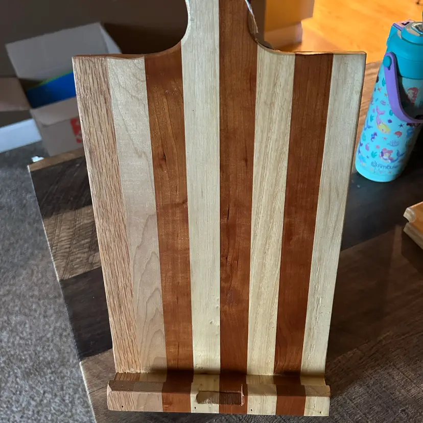 Wooden iPad Or Cookbook Stand Hand Made By My Grandpa