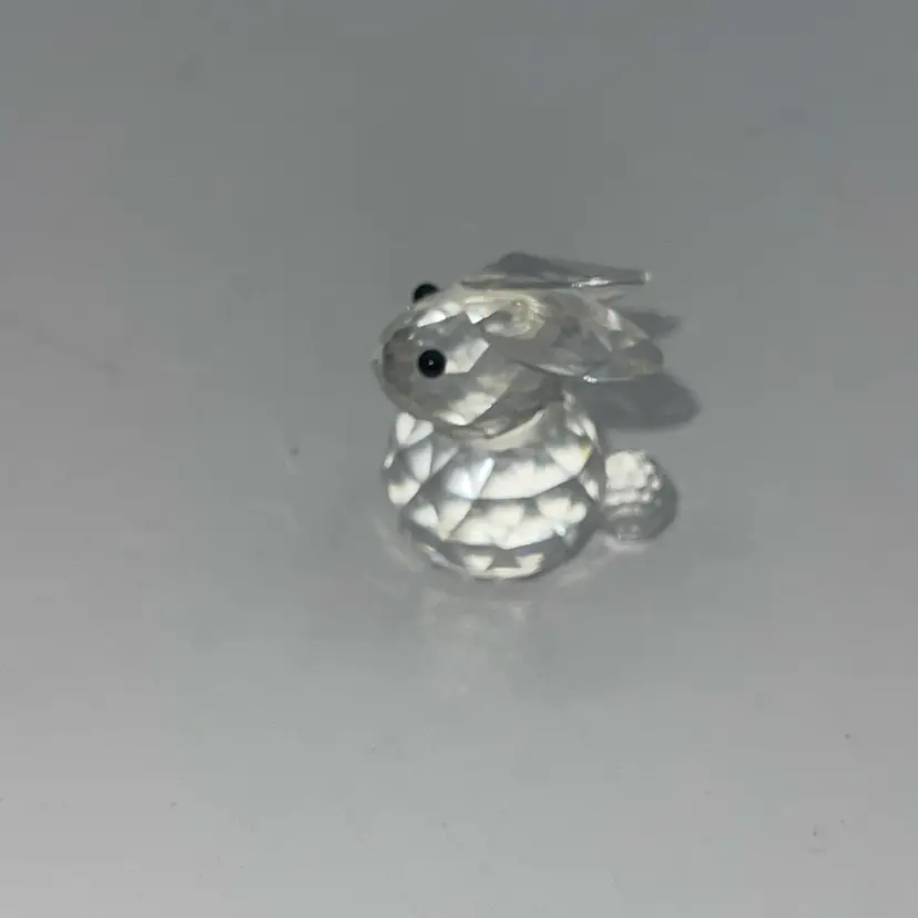 Swarovski Bunny/rabbit Crystal Figurine  NO BOX 1” X 1.25”