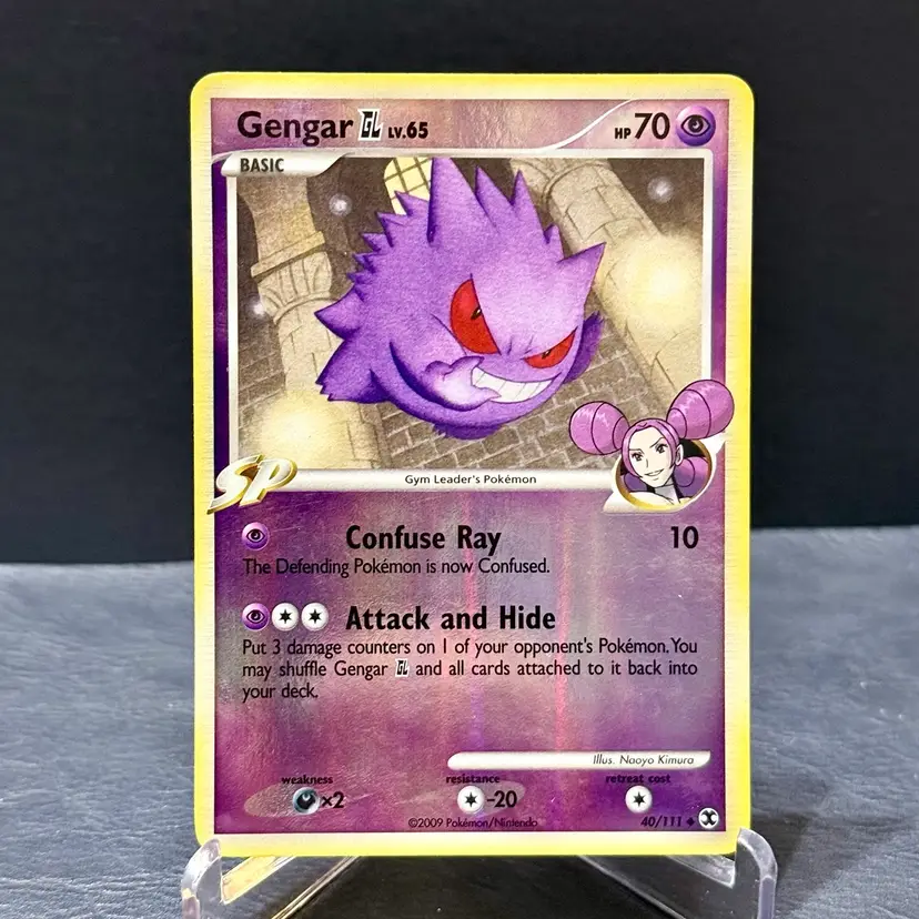 The Pokemon Company Gengar GL 40/111 Rising Rivals Reverse Holo ENG 2009 HP70