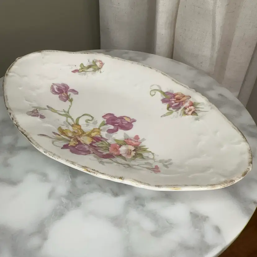 🔔 Antique Limoges Serving Tray