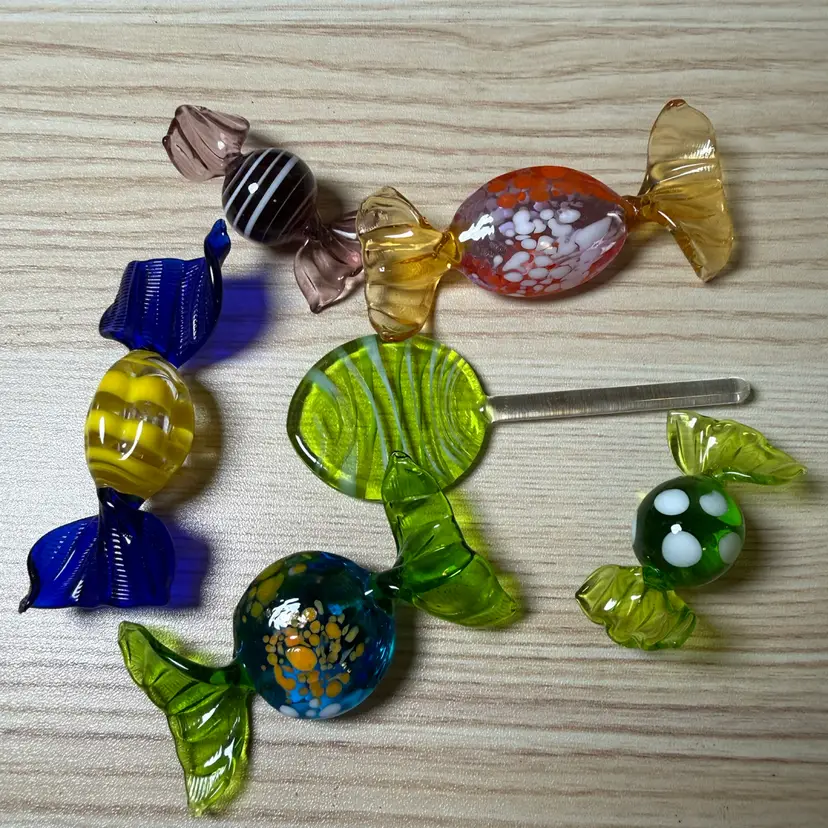 6 ct. Art Glass Candies