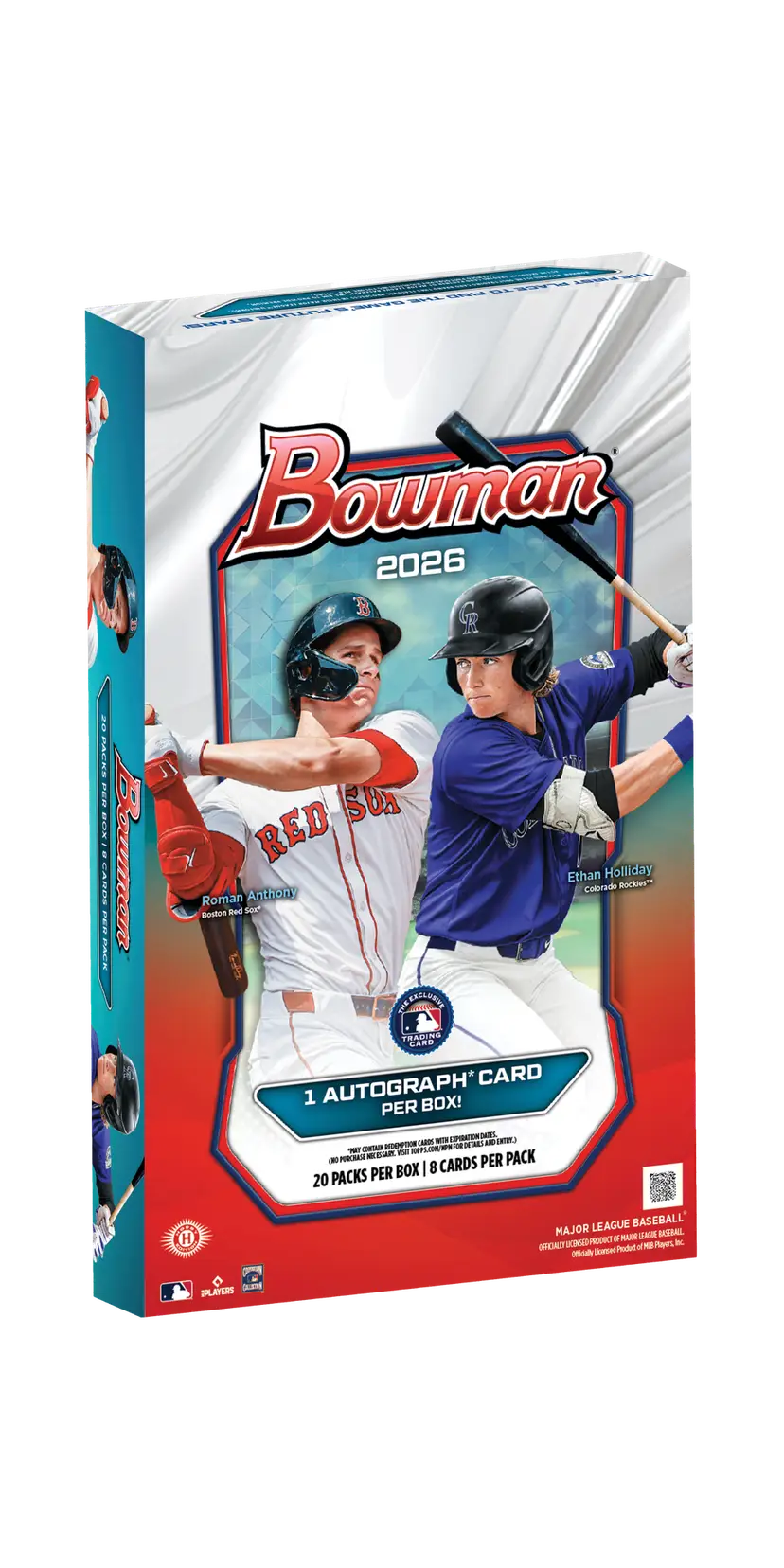 2026 Bowman Baseball Hobby Box 1 auto per box