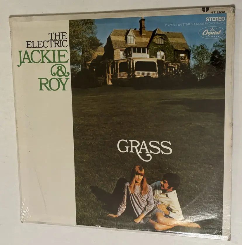 The Electric Jackie & Roy Grass Vinyl LP ST-2936 Vintage 1968 Capitol Records New