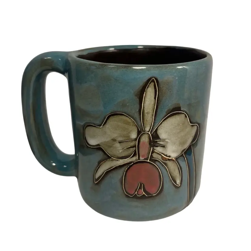 Design By Mara Mexican Pottery IRIS Mug |  4.25”