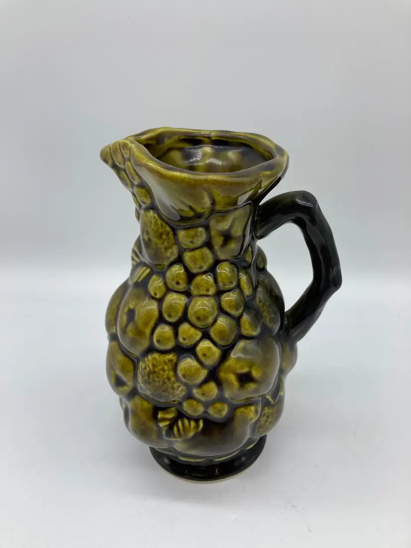 VTG Small Pitcher Green Inarco MCM Citrus Fruit