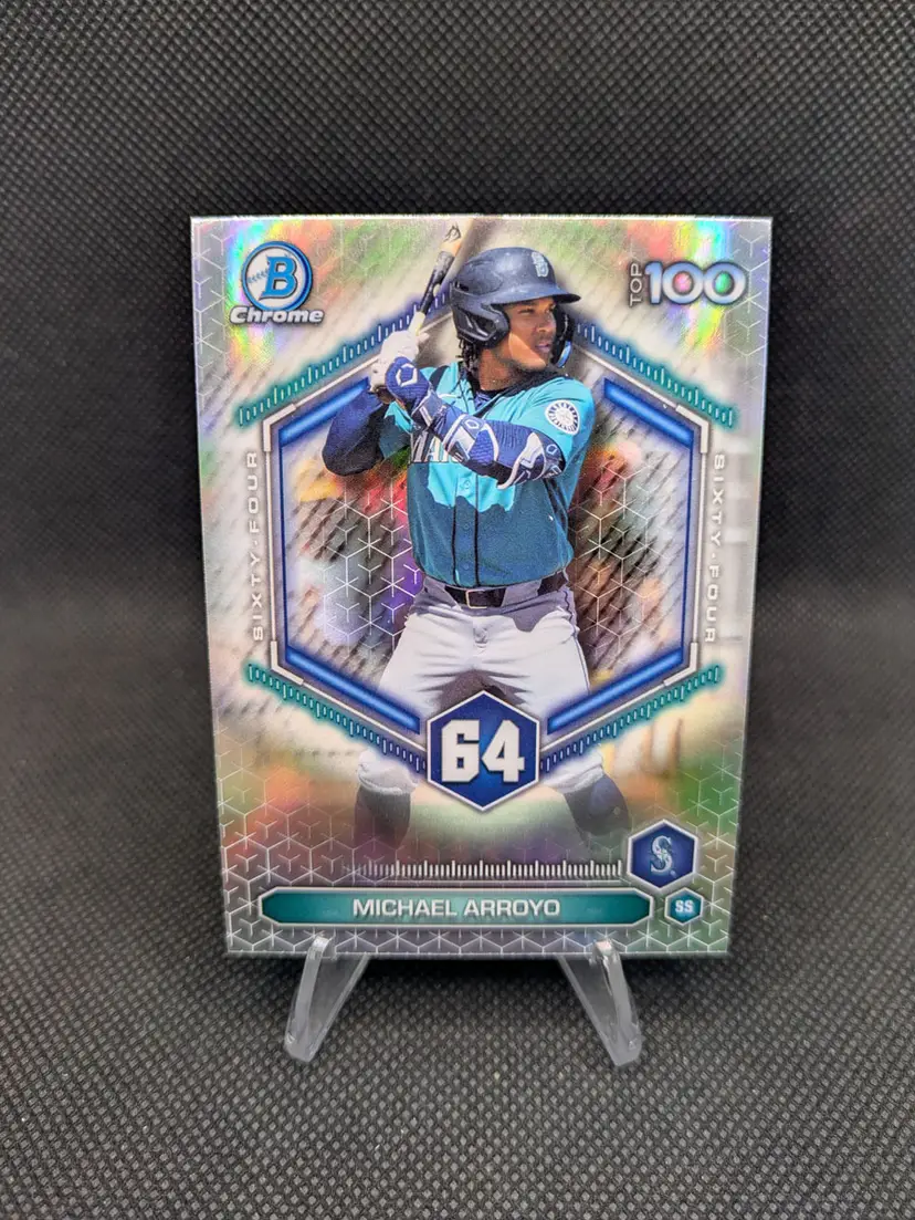 Michael Arroyo 2026 Bowman Top 100 #BTP-64 - Seattle Mariners