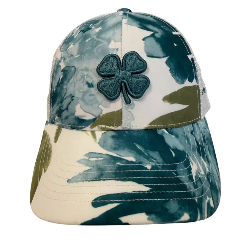 Black Clover Island 9 Tropical Print Unisex Hawaiian Golf Snapback Live Lucky