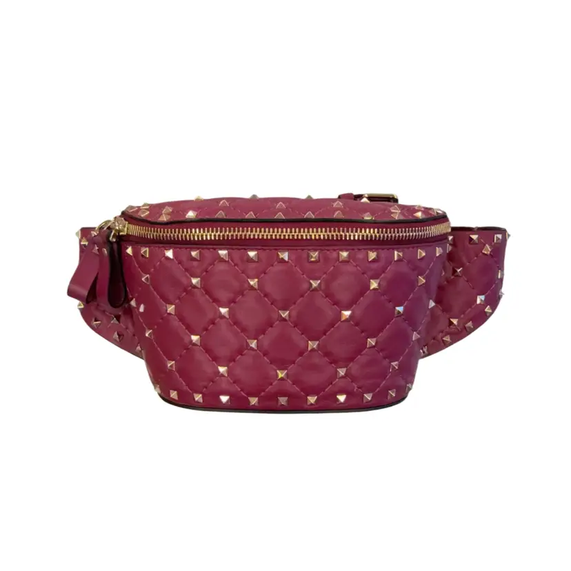 Valentino Rockstud Spike Belt Bag Sz 95