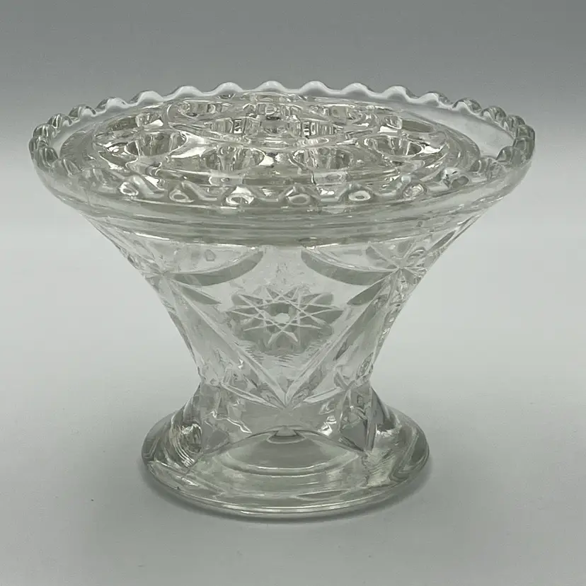 Anchor Hocking- EAPG- Flower Frog Vase
