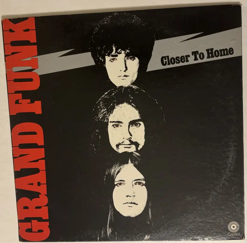Grand Funk Closer To Home Vinyl Record SKAO-471 Vintage 1970 Capitol Green EX