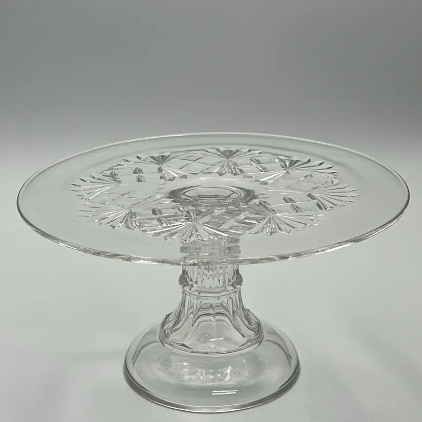 Clear Cake Stand - EAPG