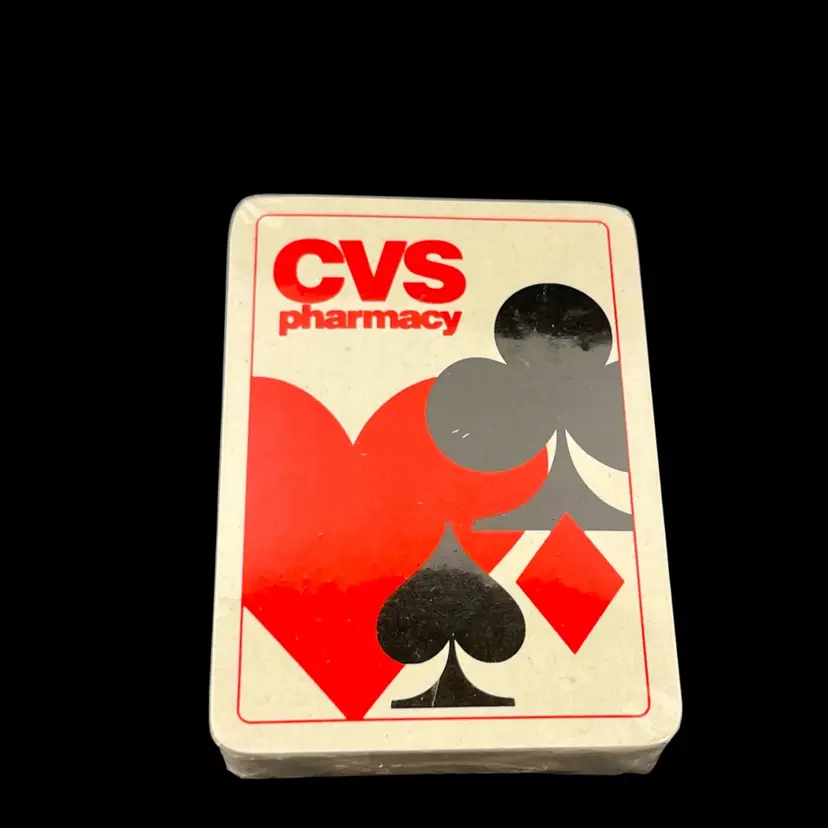 CVS Pharmacy Sealed Playing Cards Four Suits 1995 | 3.5”