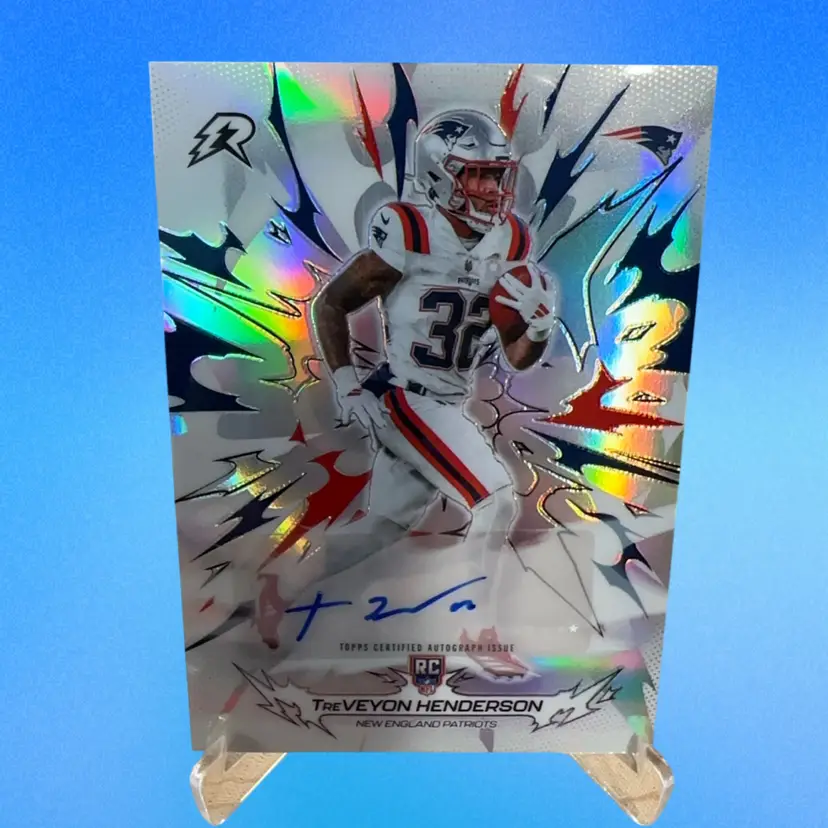 TreVeyon Henderson Resurgence RC Auto! New England Patriots