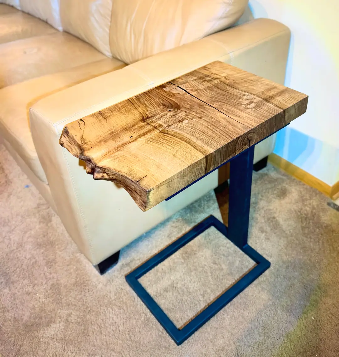 Rouge River Bastogne Walnut C-Table