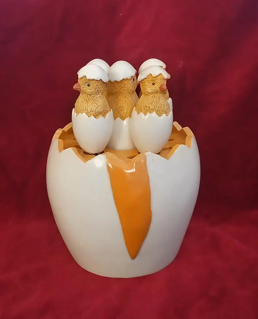 Vintage Sagaform Egg set made of resin