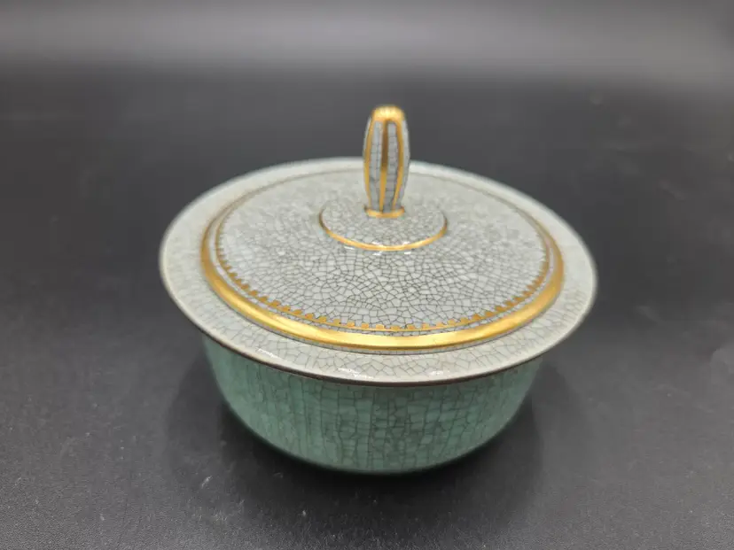 Royal Copenhagen MCM lidded bowl