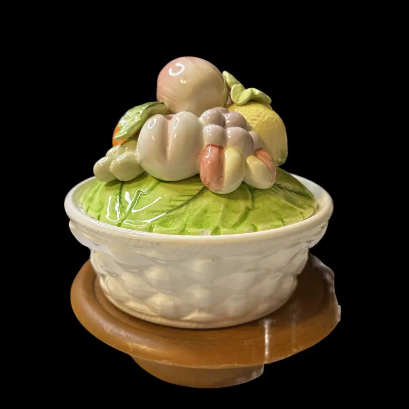 Vintage Ceramic Lidded Bowl