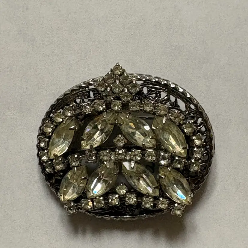 Vintage Crown Brooch