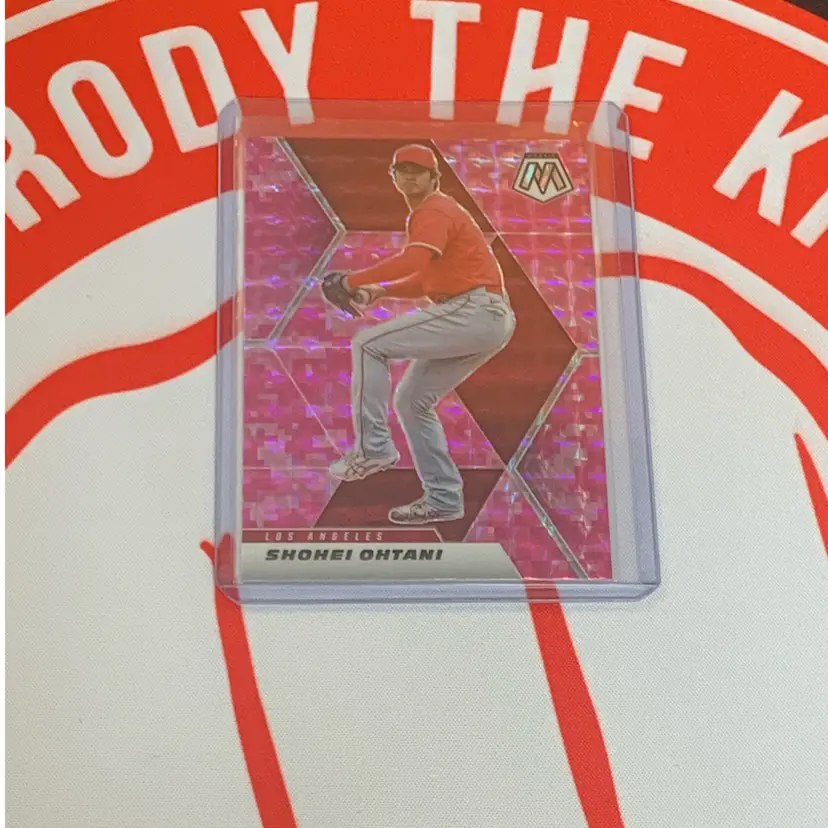 2022 Panini Mosaic Shohei Ohtani Pink Camo