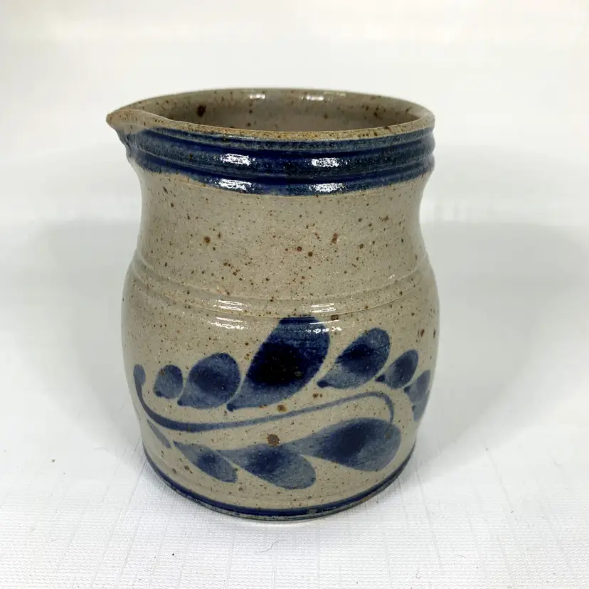 Vintage Westerwald Pennsylvania Stoneware Pottery Creamer Farmhouse Country 90s
