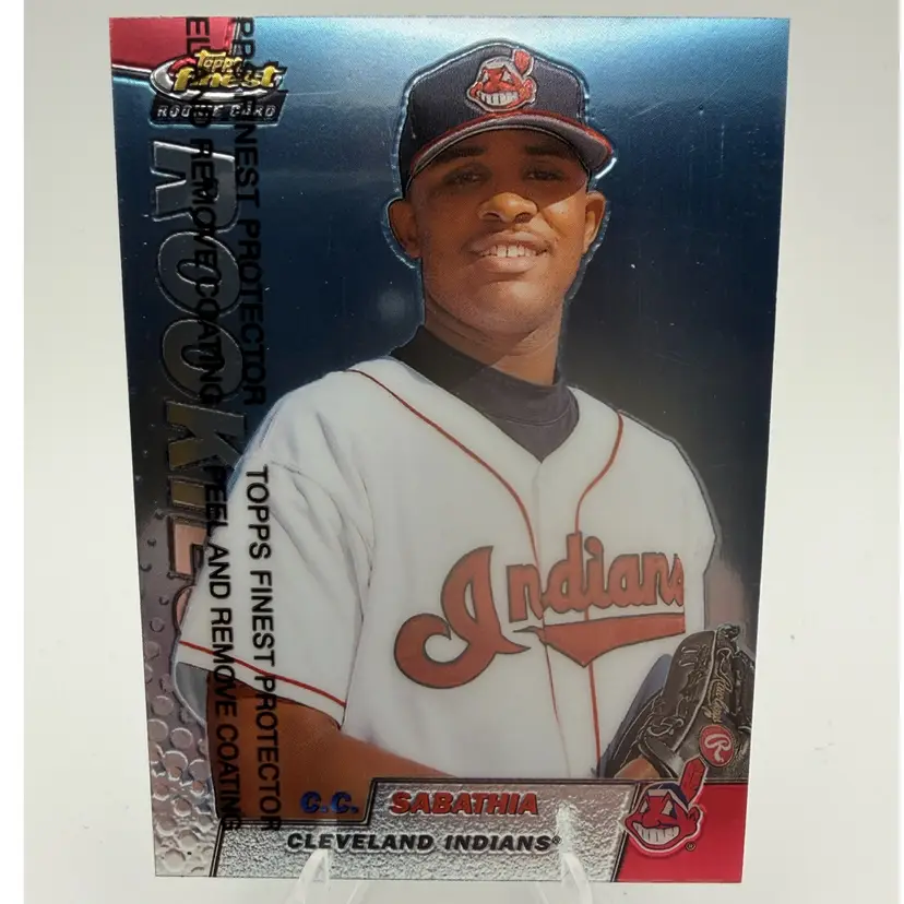 CC Sabathia - 1999 Topps Finest RC
w/coating