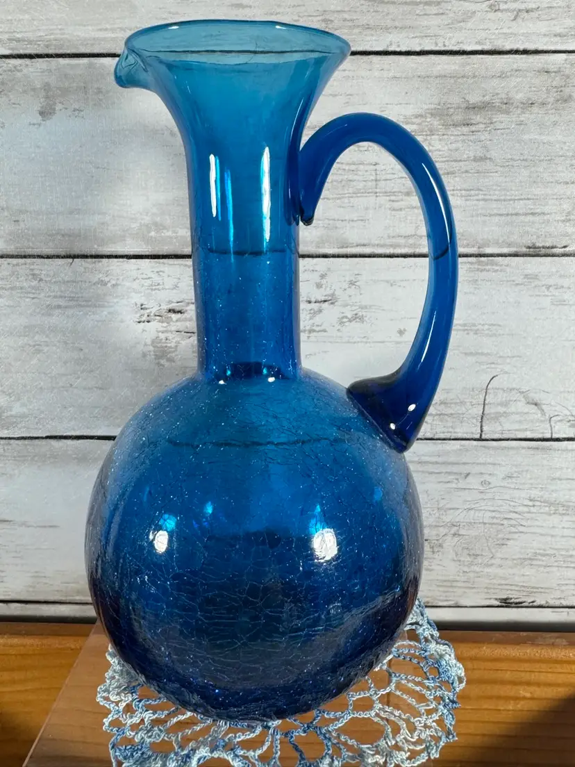 Vintage Handblown Pitcher