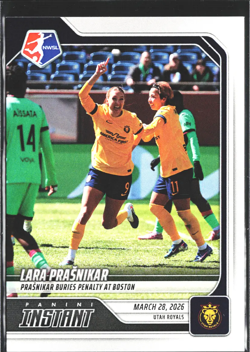 Lara Prašnikar Soccer Card - Only 78 Made - 2026 Panini Instant NWSL #23 - Utah Royals