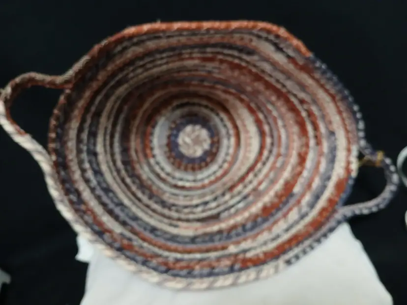 Handwoven Multicolor Rope Basket