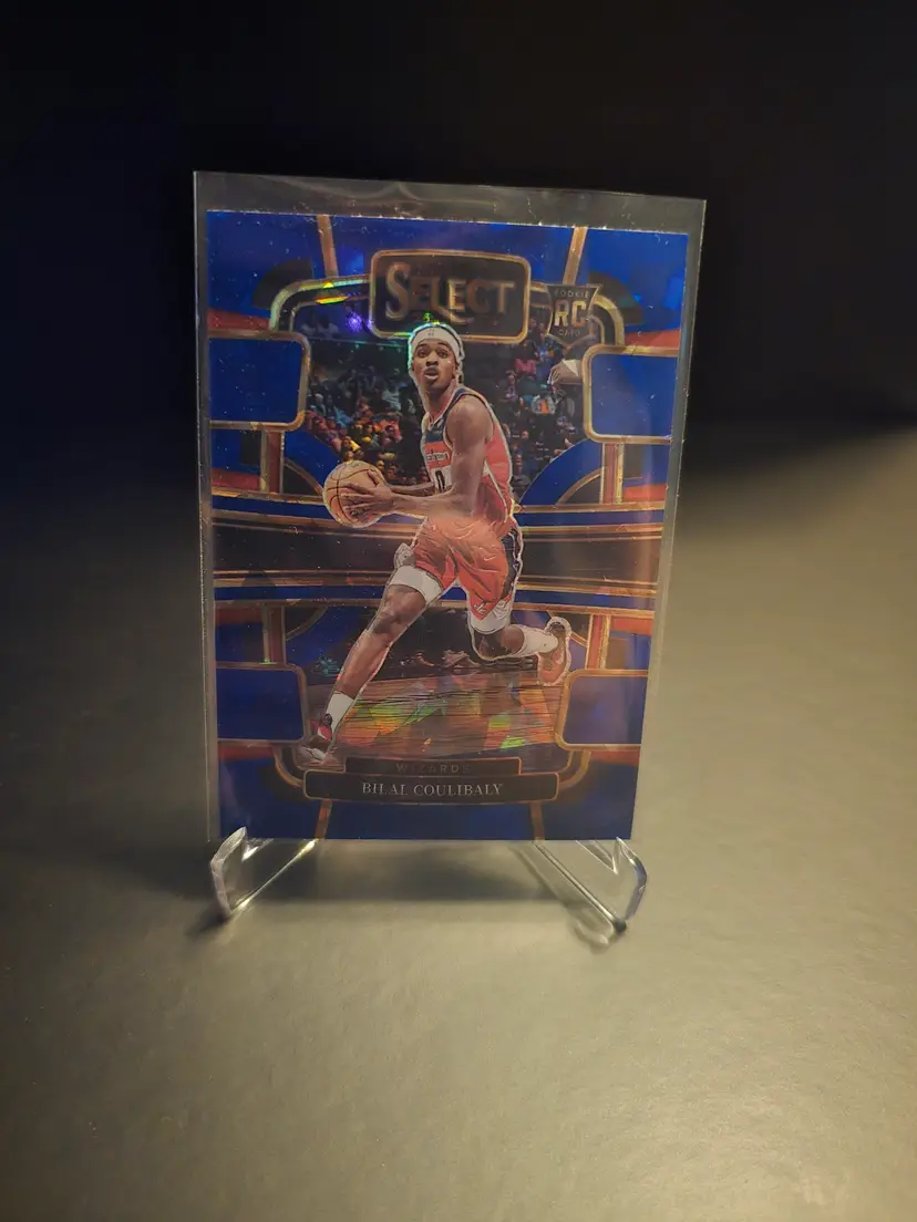 Bilal Coulibaly RC -2023-24 Select Blue Cracked Ice