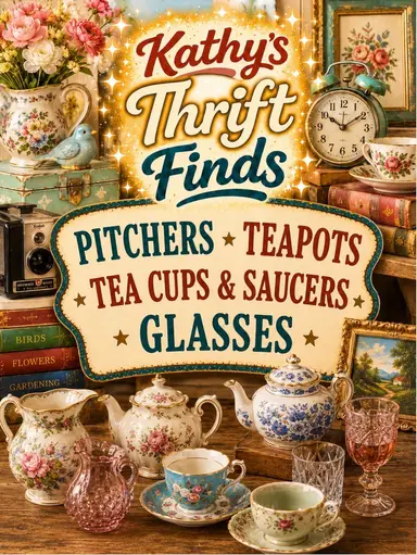 Pitchers, Teapots, Cups & Saucers and Glasses!