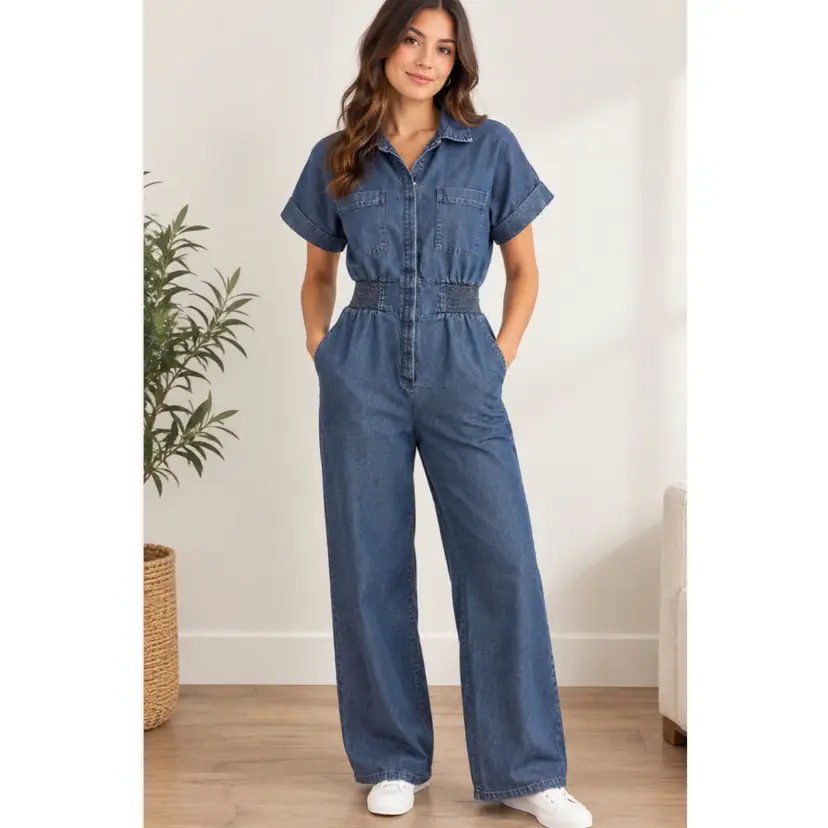 Indulge Denim Jumpsuit size XL