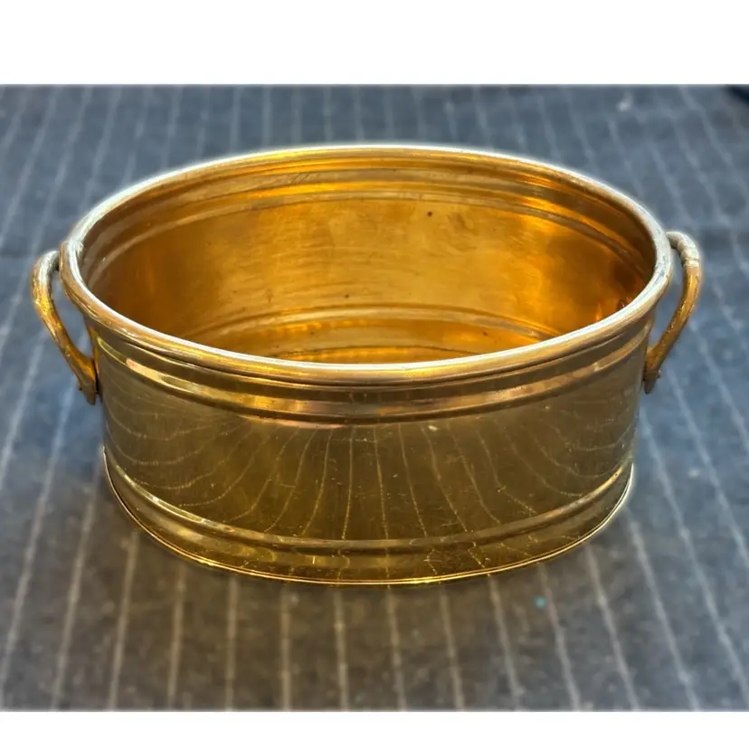 Handled Brass Planter