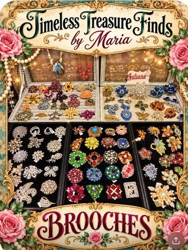BROOCHES AND JEWELRY GLITZ AND GLAMOUR