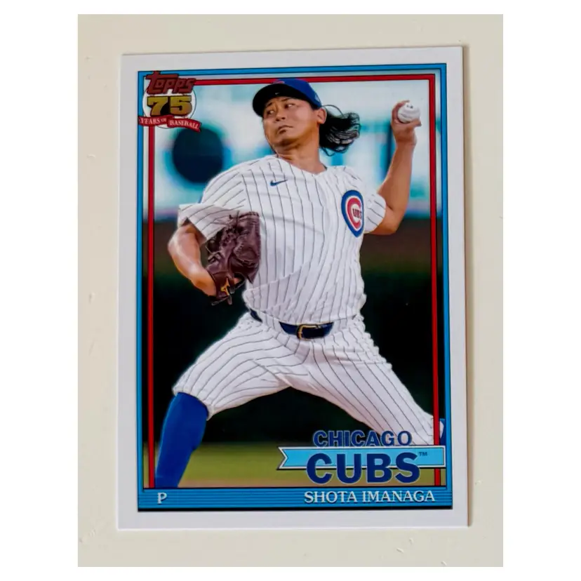 Shota Imanaga 1991 Topps Chicago Cubs