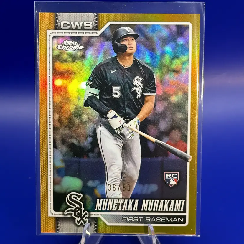 2026 Topps Chrome Munetaka Murakami Gold Refractor /50 Rookie Card Chicago White Sox