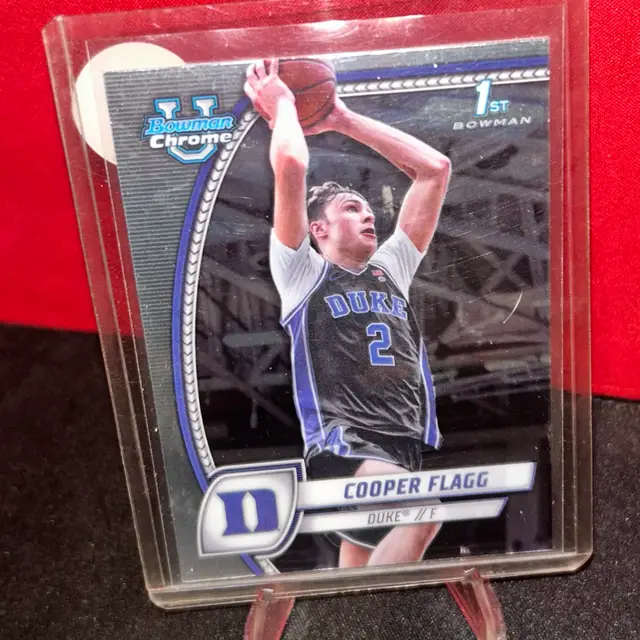 Cooper Flagg 1st (RC) #16 2024-25 Bowman University Chrome - Duke/Mavericks