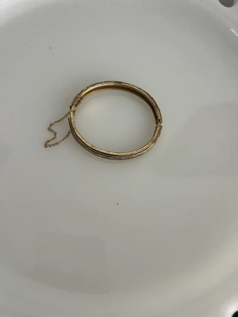 Whiting & Davis Silver Plated Gold Bracelet
