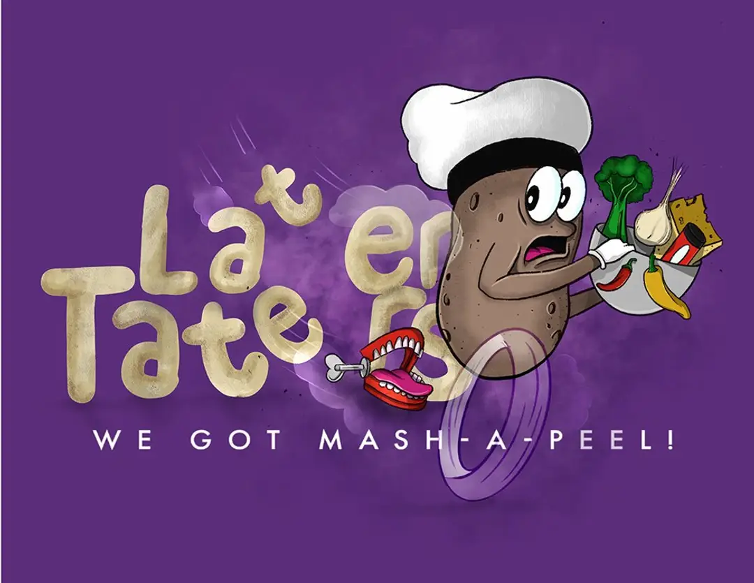 Later Taters food truck brand design