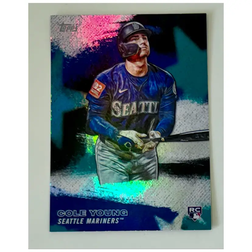 Cole Young RC Stars Of MLB Seattle Mariners