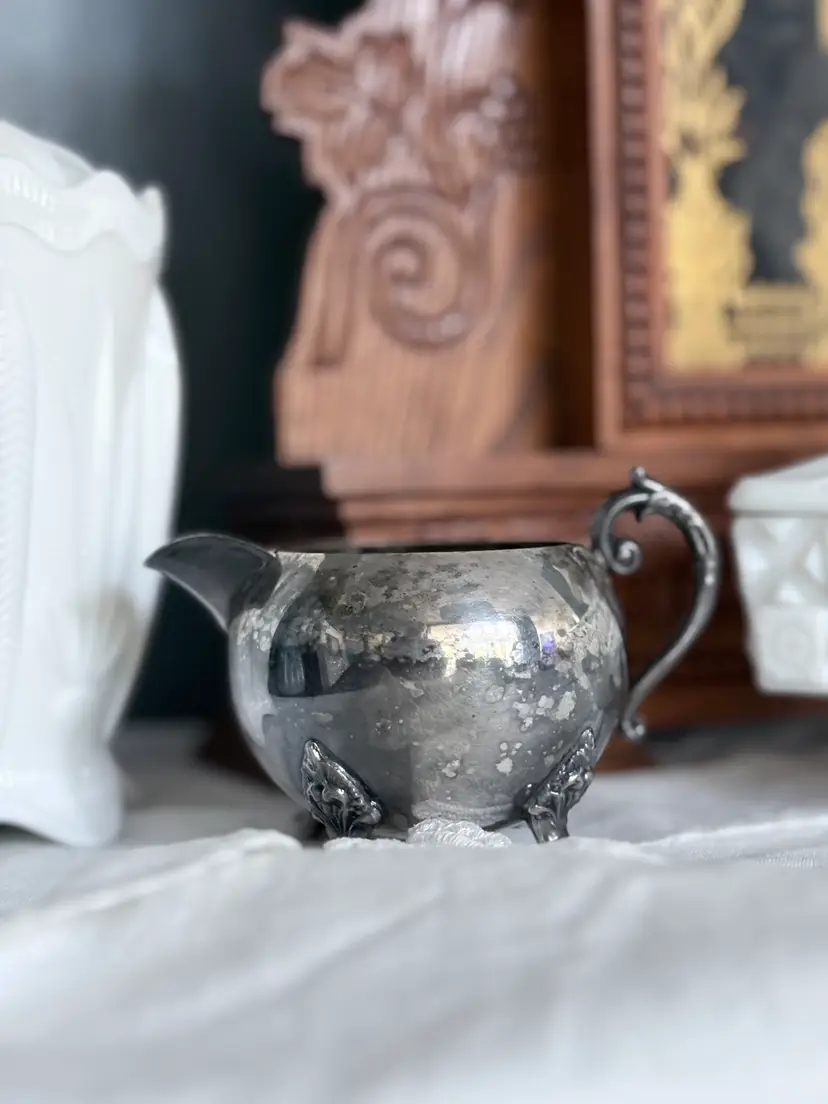 Charming Vintage Silver Creamer