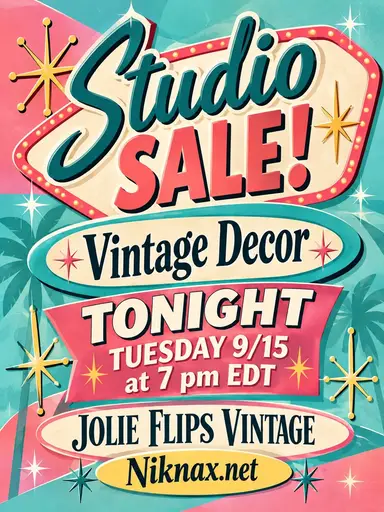 MYSTERY VINTAGE DECOR SALE