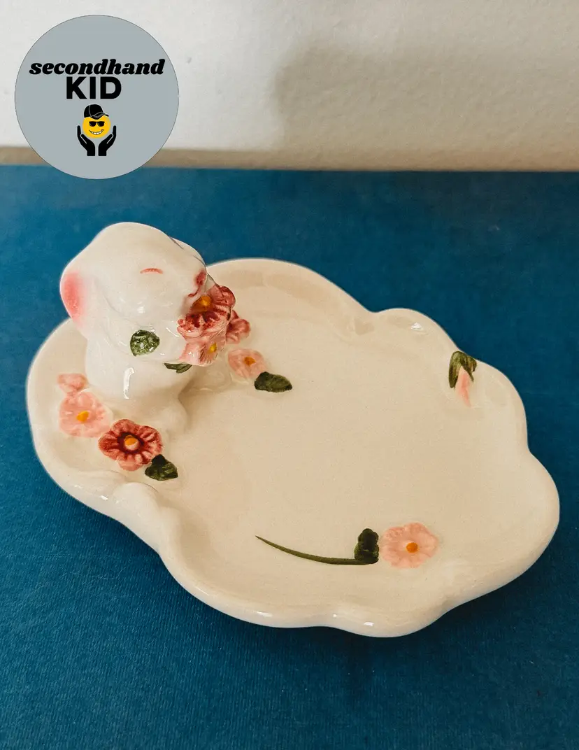 SK - Vintage Rabbit Trinket Dish