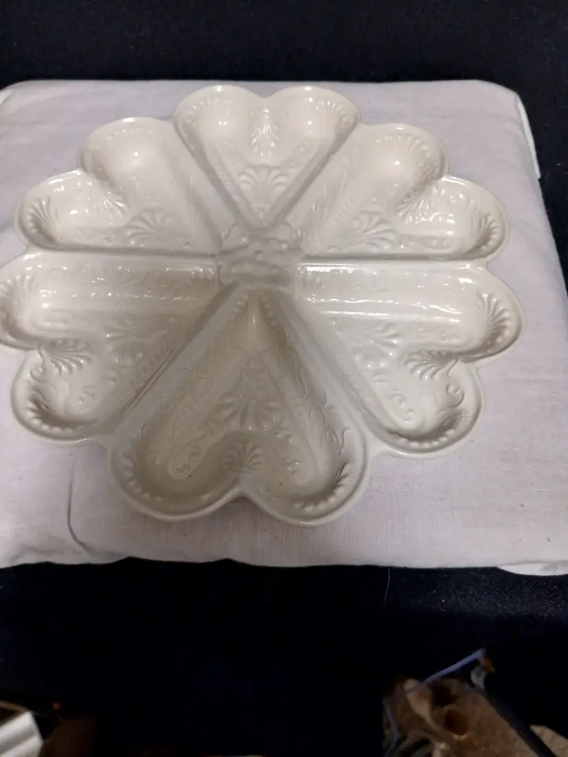 Metropolitan Museum of Art Heart-shaped Dish - Staffordshire Reproduction Dish