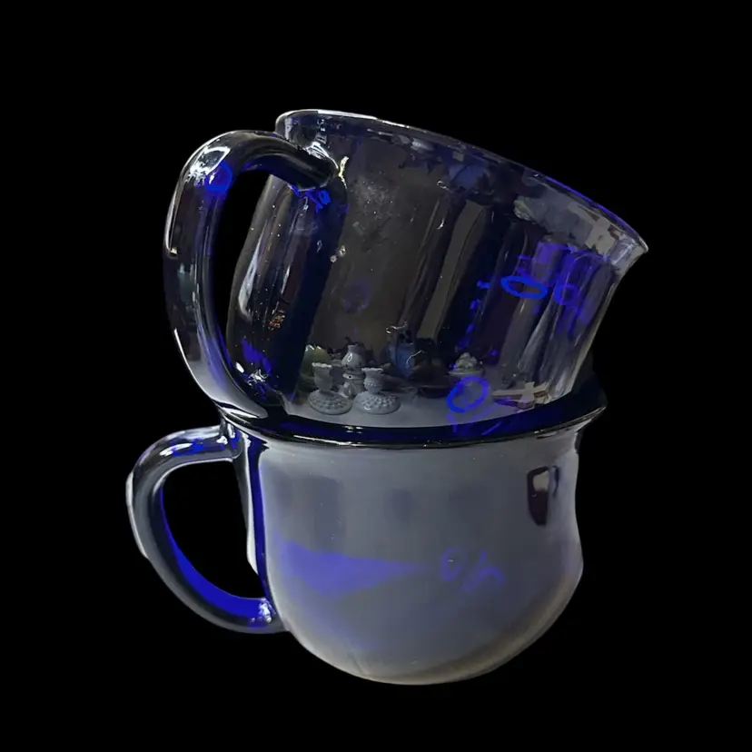 Cobalt Glass Mugs