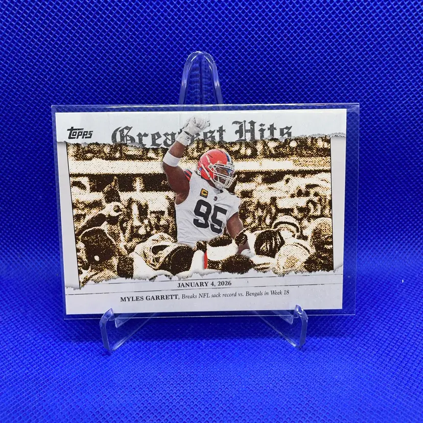 2026 Topps Myles Garrett Greatest Hits Cleveland Browns